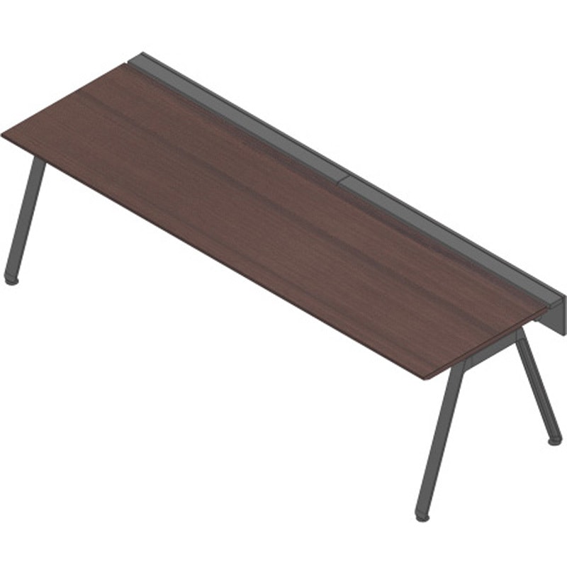 JVB-2808GLTN-TY アフィーノ ワークベンチ 片面タイプ 単独型 アルミ塗装脚 W2800×D800<配送時組立サービス付> 1台 イトーキ 【通販モノタロウ】