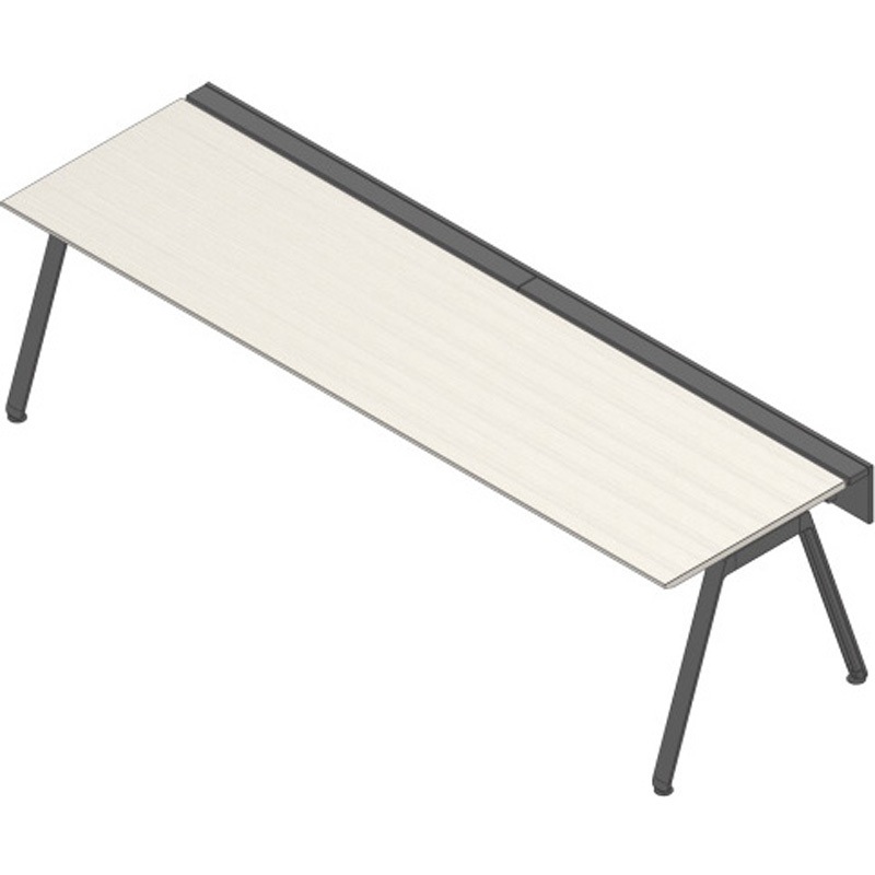 JVB-3008GLTN-TH アフィーノ ワークベンチ 片面タイプ 単独型 アルミ塗装脚 W3000×D800<配送時組立サービス付> 1台 イトーキ 【通販モノタロウ】