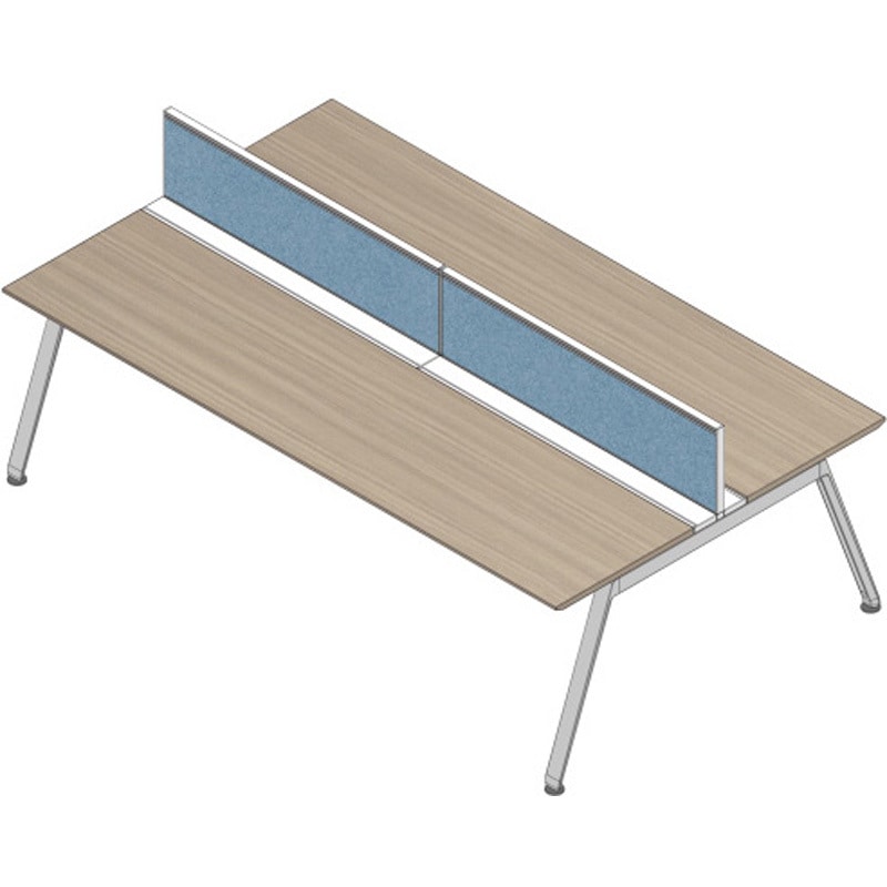 JVB-283XBY-W9B7 アフィーノ ワークベンチ両面タイプ用 机上フロントパネル 机上H320 (不織布FY) W2800<配送時組立サービス付> 1台 イトーキ 【通販モノタロウ】