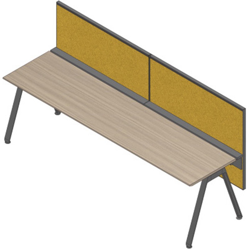 JVB-288XBY-T1U5 アフィーノ ワークベンチ片面タイプ用 フロントパネル H450 (不織布FY) W2800<配送時組立サービス付> 1台 イトーキ 【通販モノタロウ】