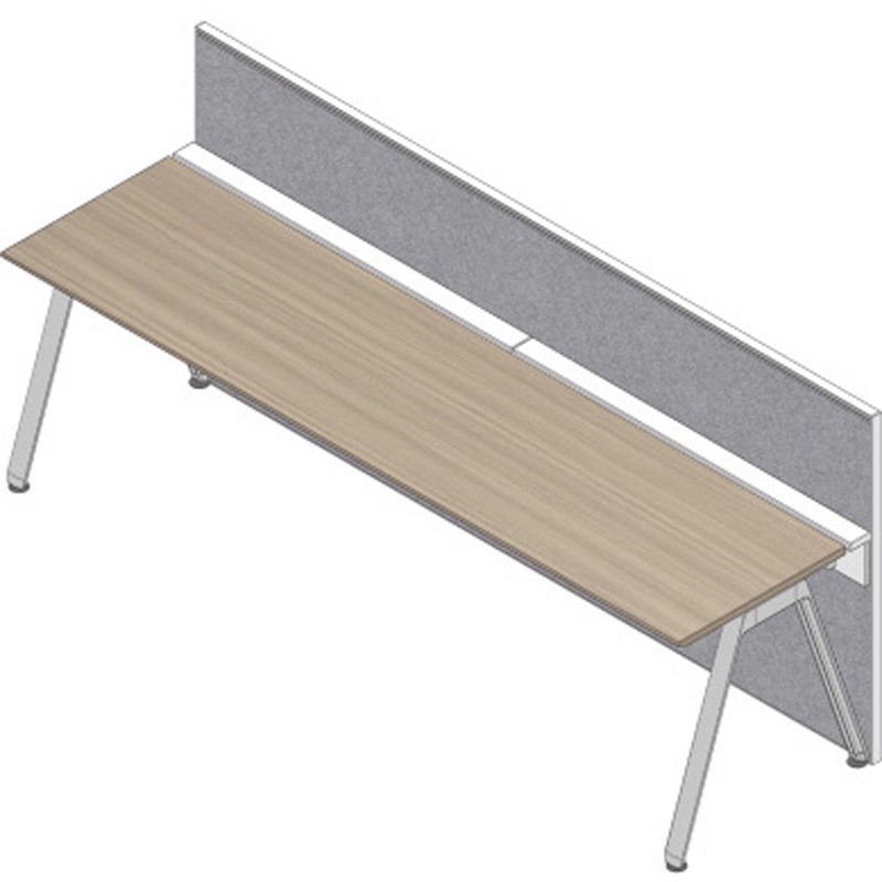 JVB-180XBY-W9C5 アフィーノ ワークベンチ片面タイプ用 フロントロングパネル 机上H320 (不織布FY) W1800<配送時組立サービス付> 1台 イトーキ 【通販モノタロウ】