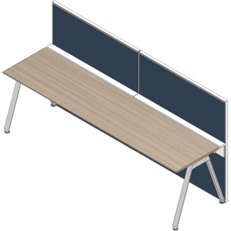 JVB-241XBC-W9N2 アフィーノ ワークベンチ片面タイプ用 フロントロングパネル 机上H450 (布地C) W2400<配送時組立サービス付> 1台 イトーキ 【通販モノタロウ】