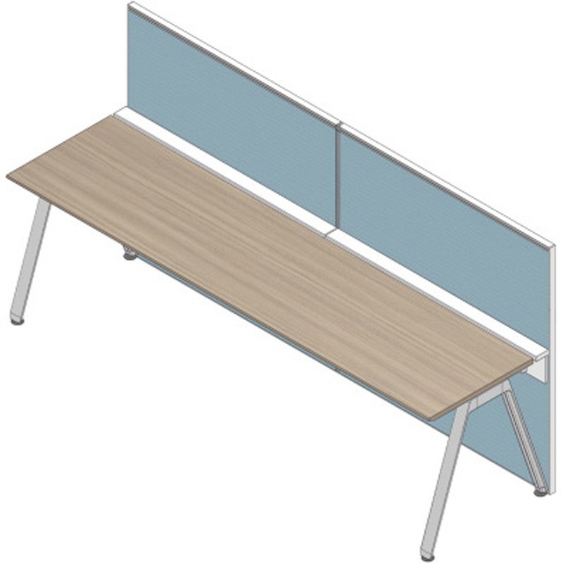 JVB-241XBC-W9S5 アフィーノ ワークベンチ片面タイプ用 フロントロングパネル 机上H450 (布地C) W2400<配送時組立サービス付> 1台 イトーキ 【通販モノタロウ】