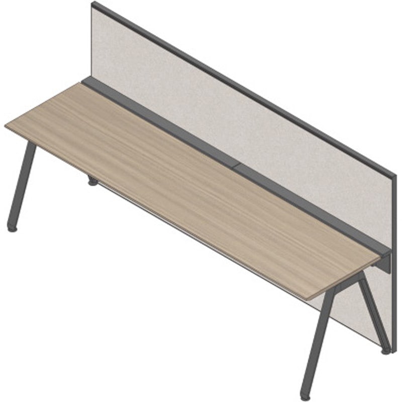 JVB-151XBY-T1C7 アフィーノ ワークベンチ片面タイプ用 フロントロングパネル 机上H450 (不織布FY) W1500<配送時組立サービス付> 1台 イトーキ 【通販モノタロウ】