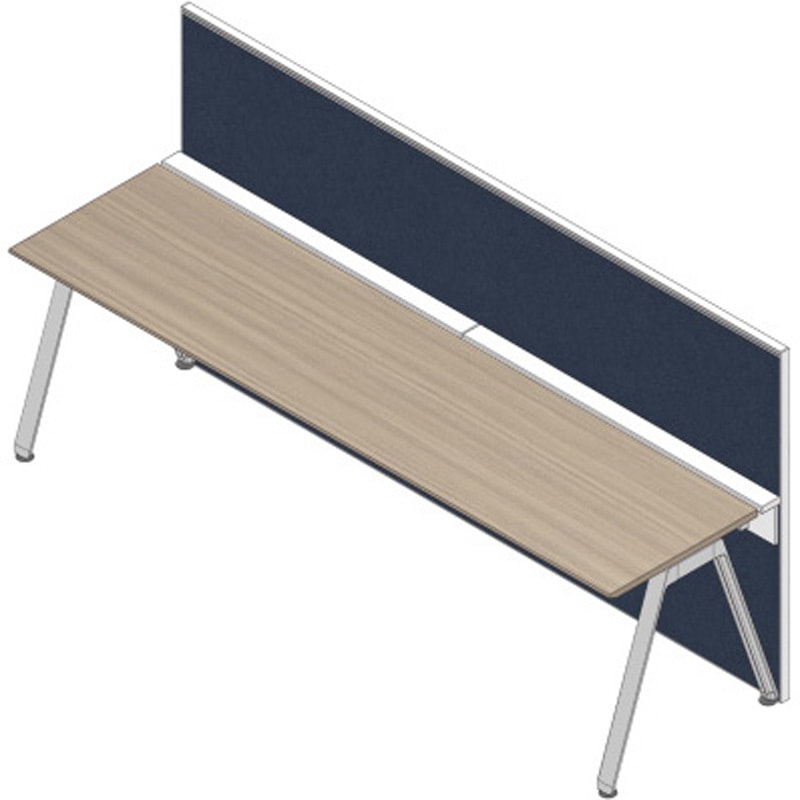 JVB-161XBY-W9B2 アフィーノ ワークベンチ片面タイプ用 フロントロングパネル 机上H450 (不織布FY) W1600<配送時組立サービス付> 1台 イトーキ 【通販モノタロウ】