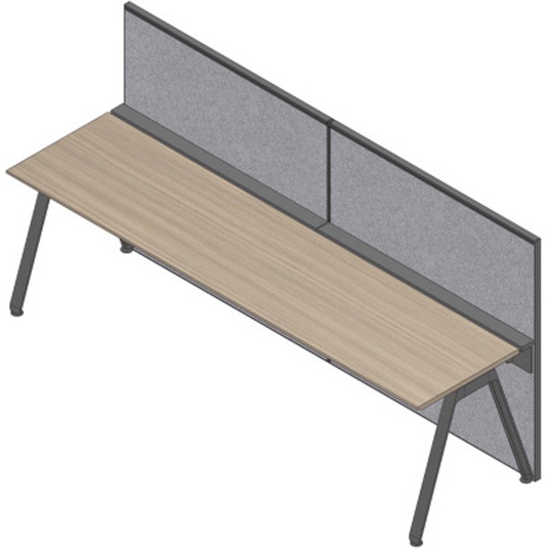 JVB-241XBY-T1C5 アフィーノ ワークベンチ片面タイプ用 フロントロングパネル 机上H450 (不織布FY) W2400<配送時組立サービス付> 1台 イトーキ 【通販モノタロウ】 98,890円