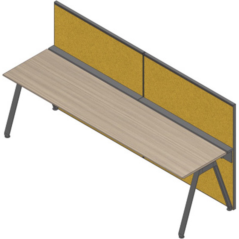 JVB-281XBY-T1U5 アフィーノ ワークベンチ片面タイプ用 フロントロングパネル 机上H450 (不織布FY) W2800<配送時組立サービス付> 1台 イトーキ 【通販モノタロウ】