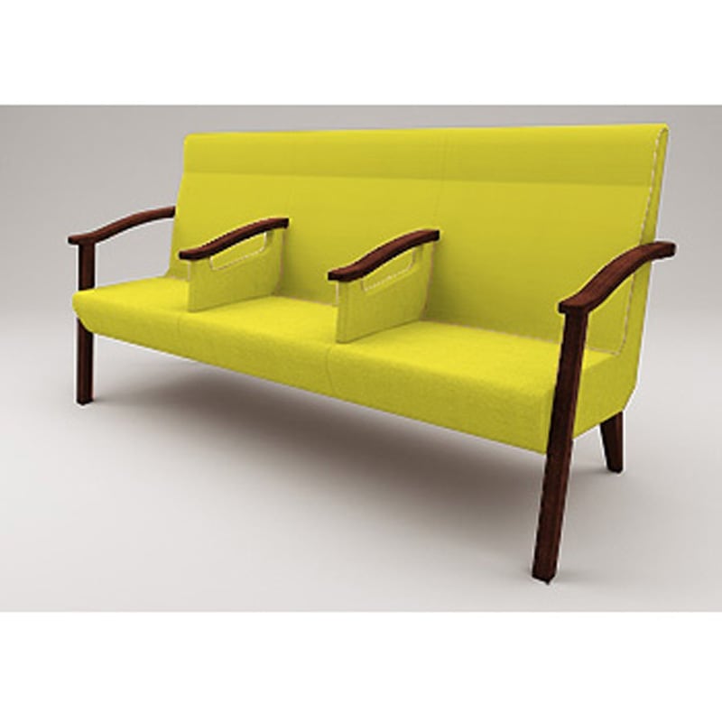 LHL-583D-51Q6 ウェイティングHL ハイバック ワイドシート 3連 全肘付 張地D<配送時組立サービス付> イトーキ 高さ920mm幅1910mm奥行660mm  LHL-583D-51Q6