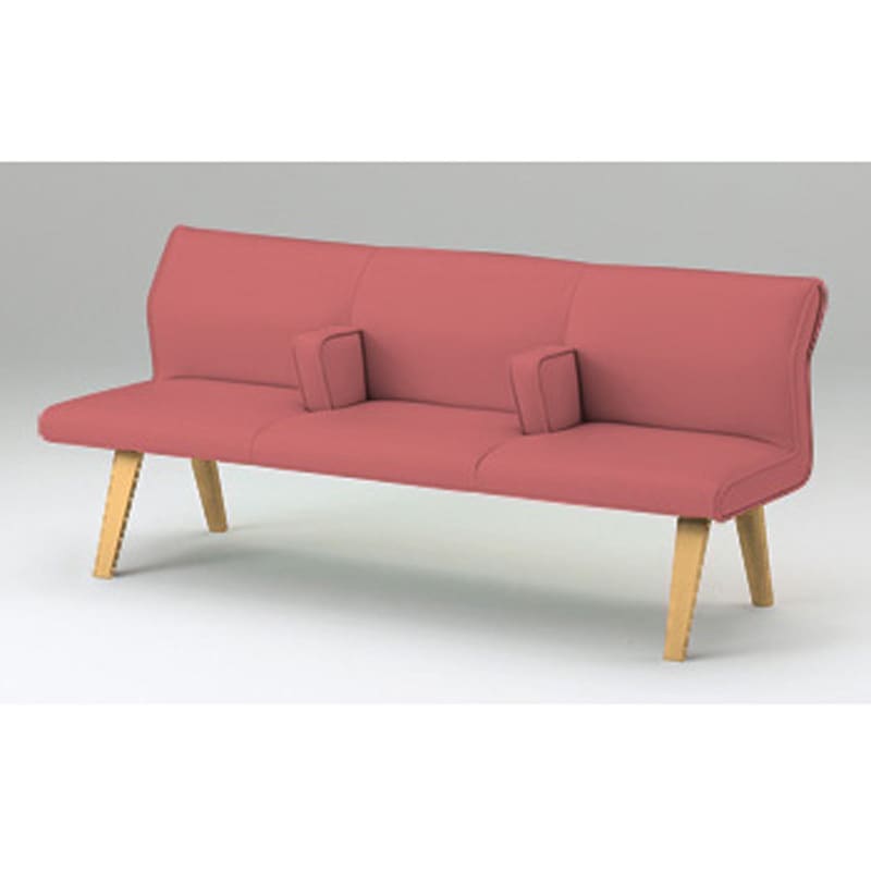 LNH-43C-15M6 ウェイティングNH 3連 ランバーサポートタイプ 中間肘 木製脚  張地C<配送時組立サービス付> 1台 イトーキ 【通販モノタロウ】