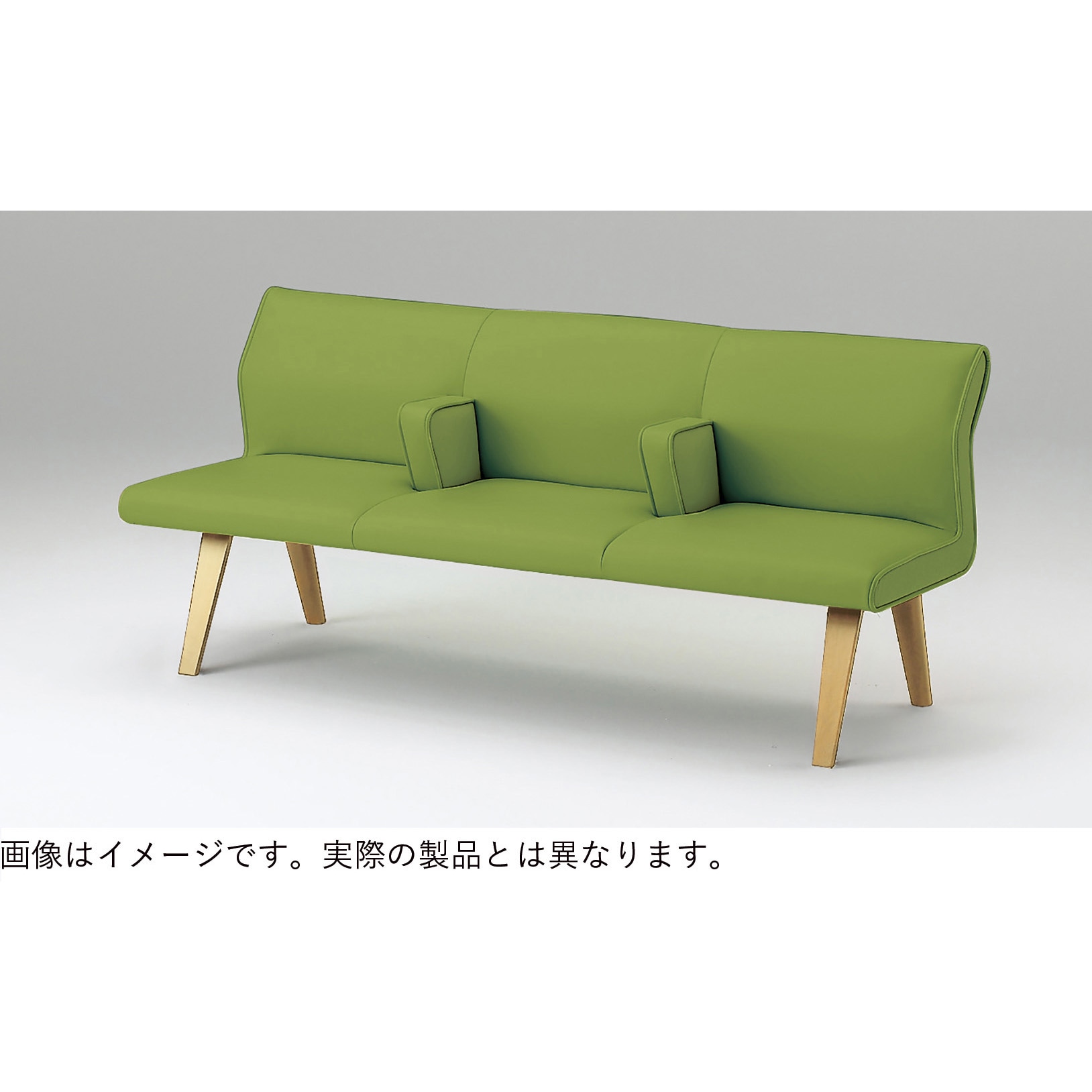 LNH-43D-51W9S4 ウェイティングNH 3連 ランバーサポートタイプ 中間肘 木製脚  張地D  <配送時組立サービス付> 1台 イトーキ 【通販モノタロウ】 144,900円