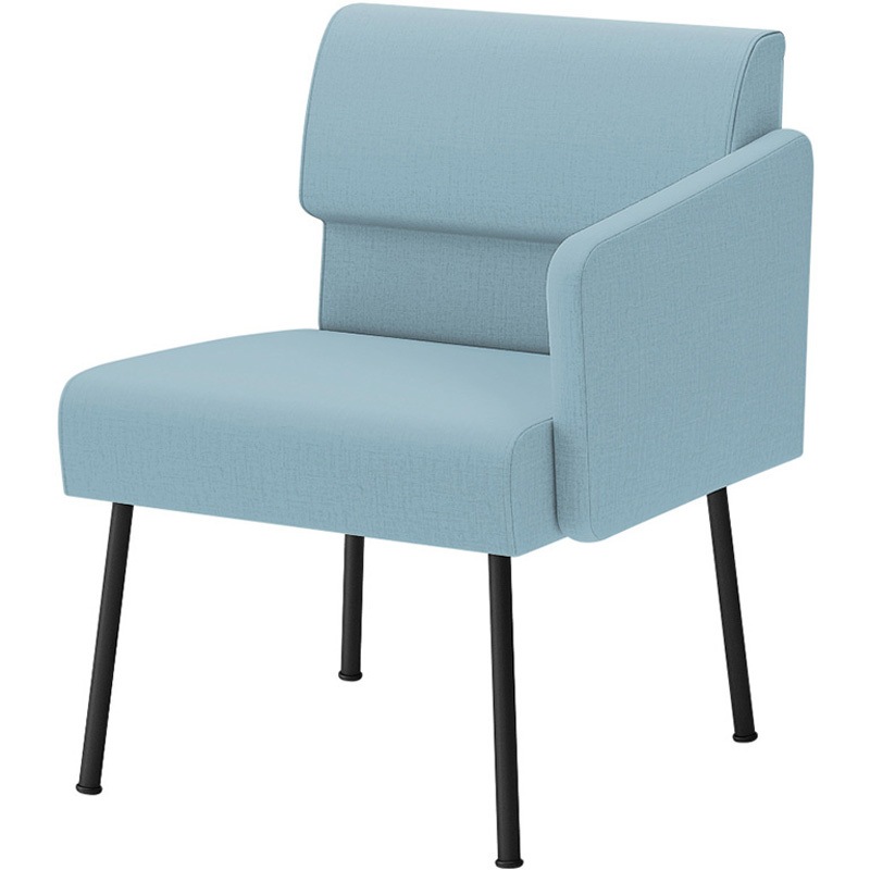 LPS-21LD-T1A8 ウェイティングPS 片肘タイプ(左肘) 連結パーツ付<配送時組立サービス付> イトーキ ホワイト 幅575mm奥行600mm高さ740mm  LPS-21LD-T1A8