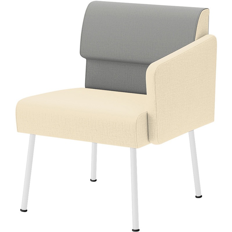 LPS-21LD-W9W7H8 ウェイティングPS 片肘タイプ(左肘) 連結パーツ付<配送時組立サービス付> イトーキ ホワイト 幅575mm奥行600mm高さ740mm  LPS-21LD-W9W7H8 76,890円