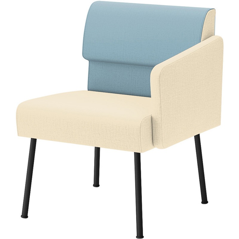 LPS-11LD-T1A8H8 ウェイティングPS 片肘タイプ(左肘) 連結パーツなし<配送時組立サービス付> イトーキ ホワイト 幅575mm奥行600mm高さ740mm  LPS-11LD-T1A8H8