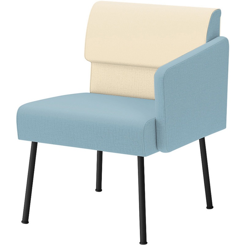 LPS-11LD-T1H8A8 ウェイティングPS 片肘タイプ(左肘) 連結パーツなし<配送時組立サービス付> イトーキ ホワイト 幅575mm奥行600mm高さ740mm  LPS-11LD-T1H8A8