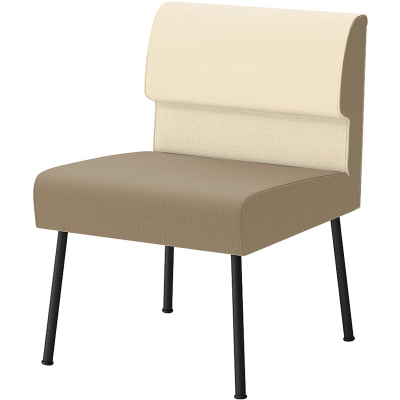 LPS-20D-T1H8F6 ウェイティングPS 肘なしタイプ 連結パーツ付<配送時組立サービス付> イトーキ ホワイト 幅550mm奥行600mm高さ740mm  LPS-20D-T1H8F6