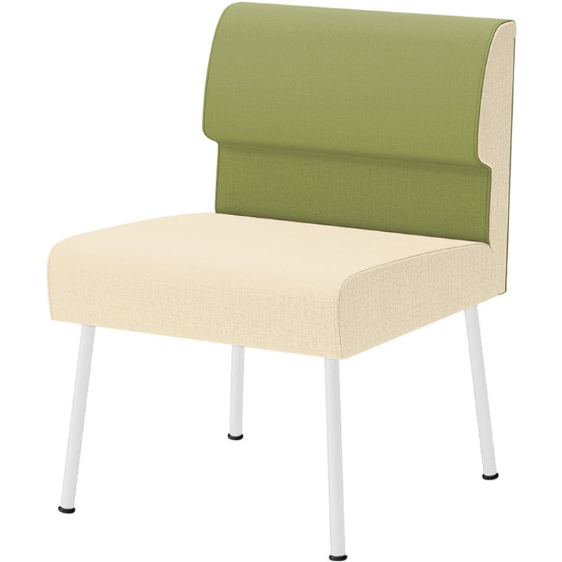 LPS-20D-W9L8H8 ウェイティングPS 肘なしタイプ 連結パーツ付<配送時組立サービス付> イトーキ ホワイト 幅550mm奥行600mm高さ740mm  LPS-20D-W9L8H8 65,890円