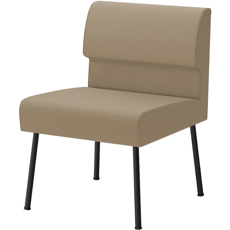 LPS-10D-T1F6 ウェイティングPS 肘なしタイプ 連結パーツなし<配送時組立サービス付> イトーキ ホワイト 幅550mm奥行600mm高さ740mm LPS-10D-T1F6