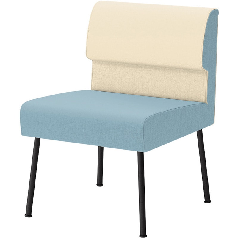 LPS-10D-T1H8A8 ウェイティングPS 肘なしタイプ 連結パーツなし<配送時組立サービス付> イトーキ ホワイト 幅550mm奥行600mm高さ740mm  LPS-10D-T1H8A8