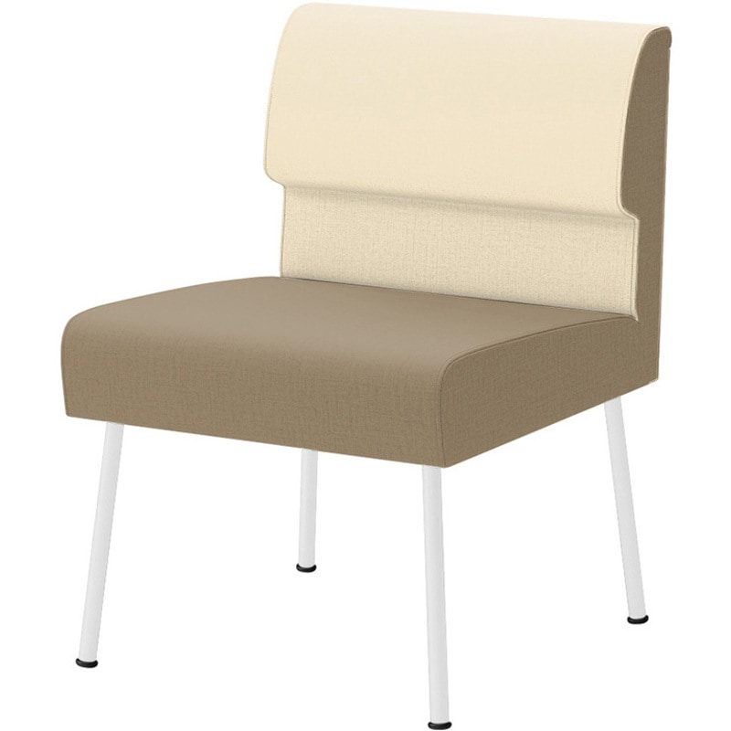 LPS-10D-W9H8F6 ウェイティングPS 肘なしタイプ 連結パーツなし<配送時組立サービス付> イトーキ ホワイト 幅550mm奥行600mm高さ740mm  LPS-10D-W9H8F6 60,390円