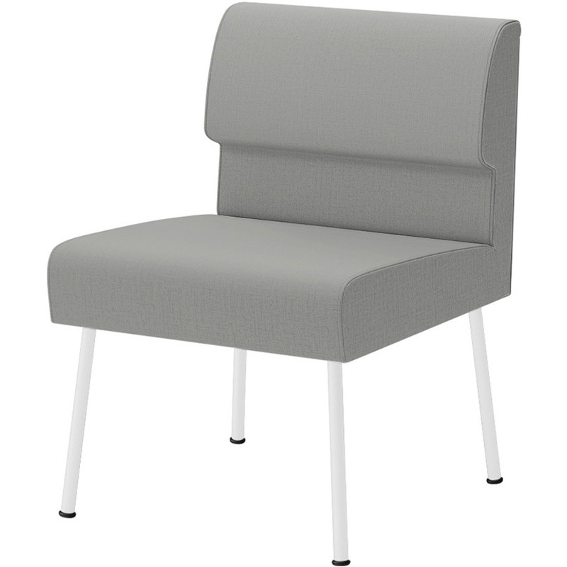 LPS-10D-W9W7 ウェイティングPS 肘なしタイプ 連結パーツなし<配送時組立サービス付> イトーキ ホワイト 幅550mm奥行600mm高さ740mm  LPS-10D-W9W7