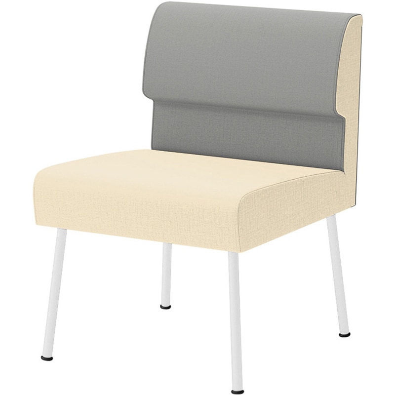 LPS-10D-W9W7H8 ウェイティングPS 肘なしタイプ 連結パーツなし<配送時組立サービス付> イトーキ ホワイト 幅550mm奥行600mm高さ740mm  LPS-10D-W9W7H8