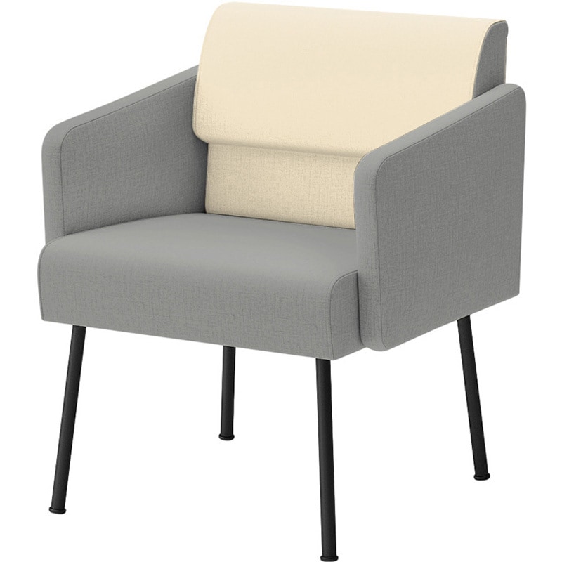 LPS-22D-T1H8W7 ウェイティングPS 両肘タイプ 連結パーツ付<配送時組立サービス付> イトーキ ホワイト 幅600mm奥行600mm高さ740mm  LPS-22D-T1H8W7