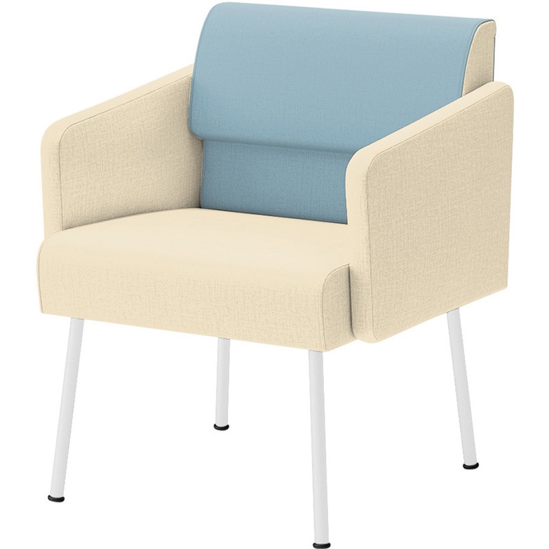 LPS-22D-W9A8H8 ウェイティングPS 両肘タイプ 連結パーツ付<配送時組立サービス付> イトーキ ホワイト 幅600mm奥行600mm高さ740mm  LPS-22D-W9A8H8