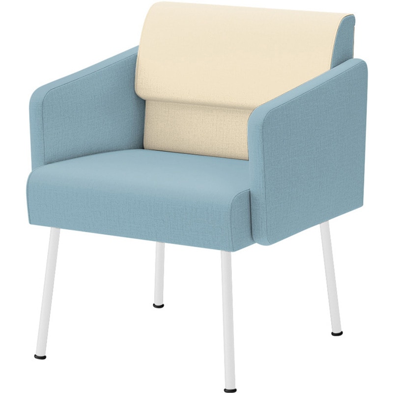 LPS-22D-W9H8A8 ウェイティングPS 両肘タイプ 連結パーツ付<配送時組立サービス付> イトーキ ホワイト 幅600mm奥行600mm高さ740mm  LPS-22D-W9H8A8 87,890円