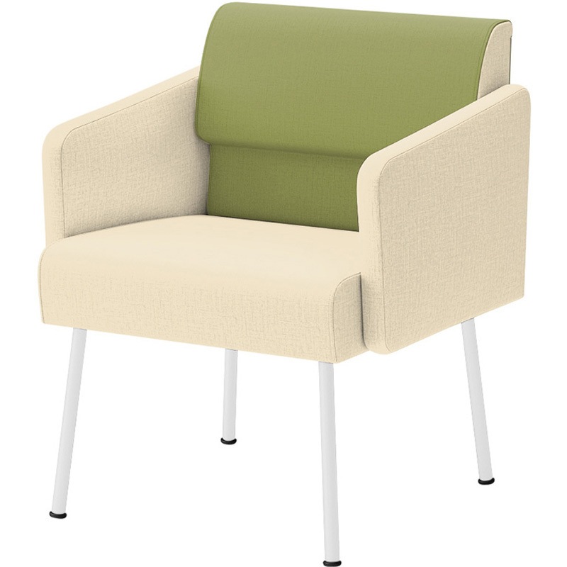 LPS-22D-W9L8H8 ウェイティングPS 両肘タイプ 連結パーツ付<配送時組立サービス付> イトーキ ホワイト 幅600mm奥行600mm高さ740mm  LPS-22D-W9L8H8