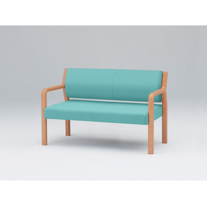 LUW-122C-S4 ウェイティングUW 2連外肘付 張地C<配送時組立サービス付> イトーキ 幅1225mm奥行610mm高さ785mm  LUW-122C-S4