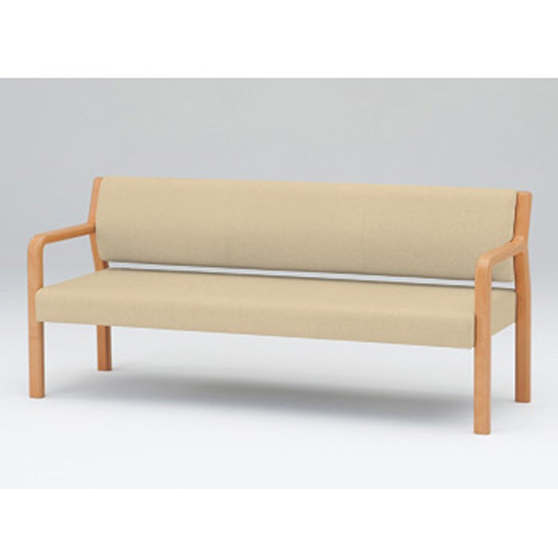 LUW-123DX-Y4 ウェイティングUW 3連外肘付 張地DX<配送時組立サービス付> イトーキ 幅1810mm奥行610mm高さ785mm  LUW-123DX-Y4