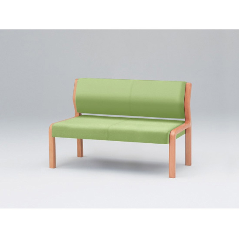 LUW-202C-L6 ウェイティングUW ランバーサポートタイプ2連肘なし 張地C<配送時組立サービス付> イトーキ 幅1225mm奥行610mm高さ785mm  LUW-202C-L6