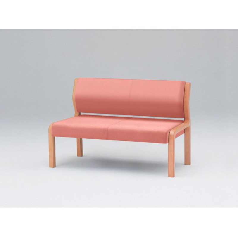 LUW-202C-M6 ウェイティングUW ランバーサポートタイプ2連肘なし 張地C<配送時組立サービス付> イトーキ 幅1225mm奥行610mm高さ785mm  LUW-202C-M6