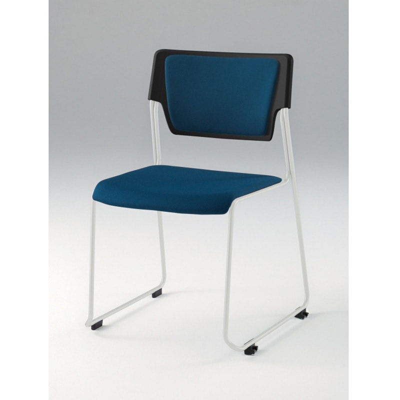 KLC-620PVW9T1B2 エレックチェア 背パッド付 PV張地<配送時組立サービス付> イトーキ ホワイト 質量4.2kg 高さ745mm幅510mm奥行490mm  KLC-620PVW9T1B2 10,066円