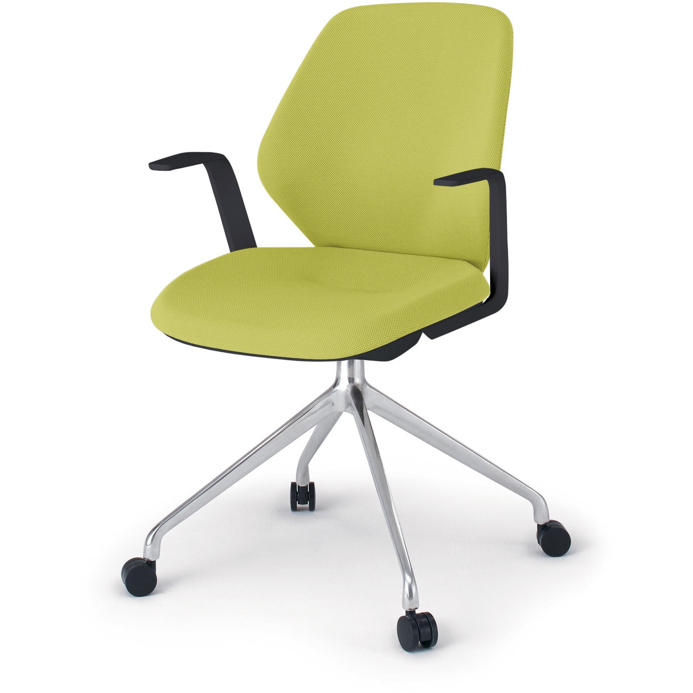 KG-945SCM1ZTU8 キュアチェア クロスバック 肘付 4本脚アルミミラー脚 SC張地 ウレタンキャスター<配送時組立サービス付> 1台 イトーキ 【通販モノタロウ】椅子