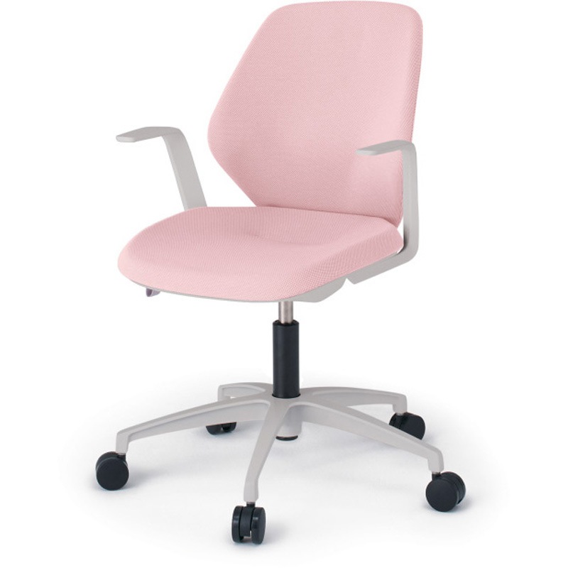 KG-925SC-NNR9 キュアチェア クロスバック 肘付 5本脚アルミ塗装脚 SC張地 ナイロンキャスター<配送時組立サービス付> 1台 イトーキ 【通販モノタロウ】