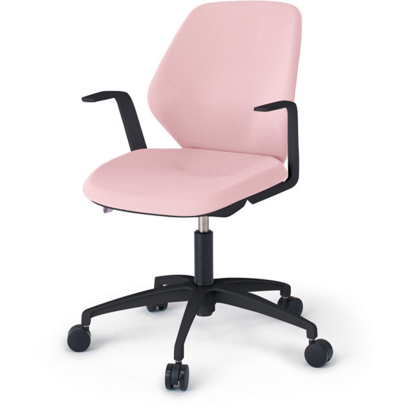 KG-925SC-TTR9 キュアチェア クロスバック 肘付 5本脚アルミ塗装脚 SC張地 ナイロンキャスター<配送時組立サービス付> 1台 イトーキ 【通販モノタロウ】