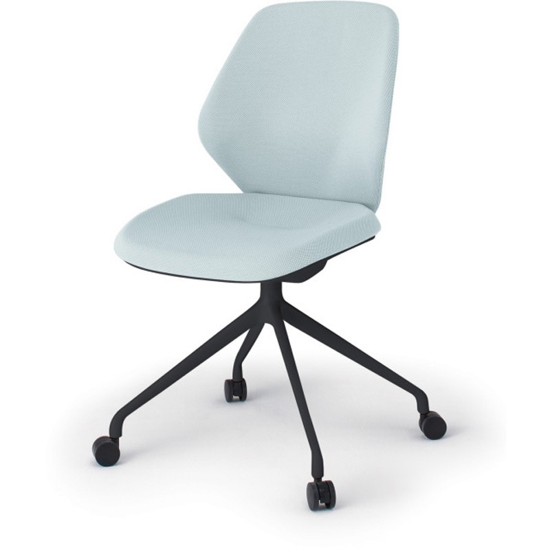 KG-940SC-TTE6 キュアチェア クロスバック 肘なし 4本脚アルミ塗装脚 SC張地 ナイロンキャスター<配送時組立サービス付> 1台 イトーキ 【通販モノタロウ】 38,337円