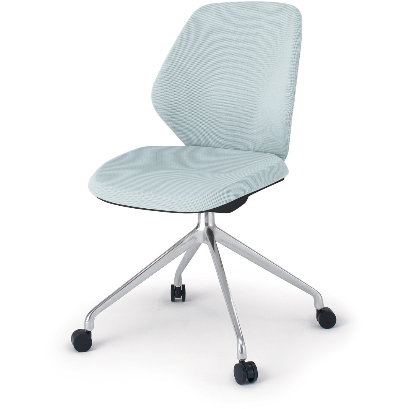 KG-940SCM1ZTE6 キュアチェア クロスバック 肘なし 4本脚アルミミラー脚 SC張地 ウレタンキャスター<配送時組立サービス付> 1台 イトーキ 【通販モノタロウ】