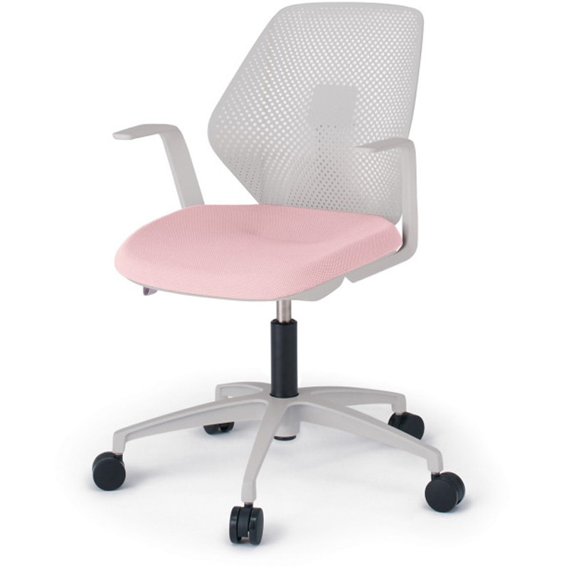 KG-965SC-NNR9 キュアチェア 樹脂メッシュバック 肘付 5本脚アルミ塗装脚 SC張地 ナイロンキャスター<配送時組立サービス付> 1台 イトーキ 【通販モノタロウ】