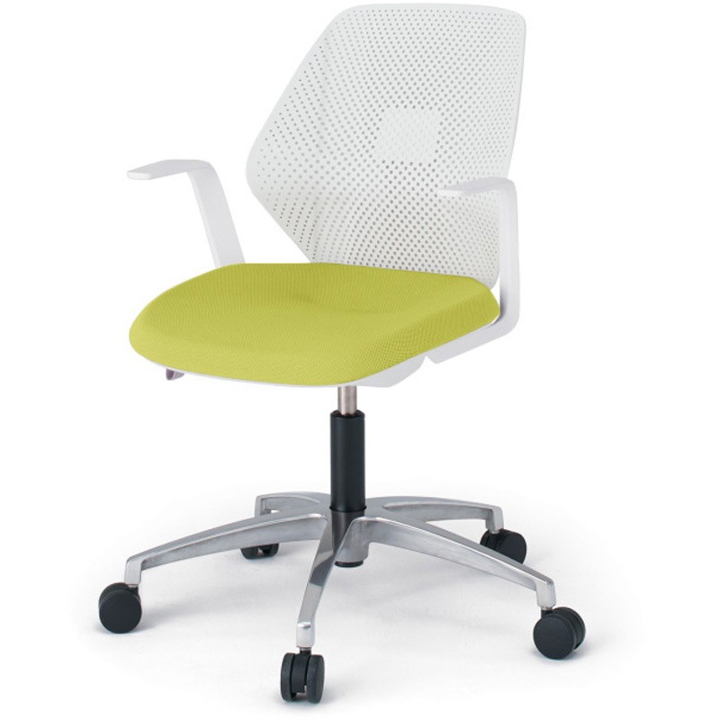 KG-965SCM-ZWU8 キュアチェア 樹脂メッシュバック 肘付 5本脚アルミミラー脚 SC張地 ウレタンキャスター<配送時組立サービス付> 1台 イトーキ 【通販モノタロウ】 44,122円