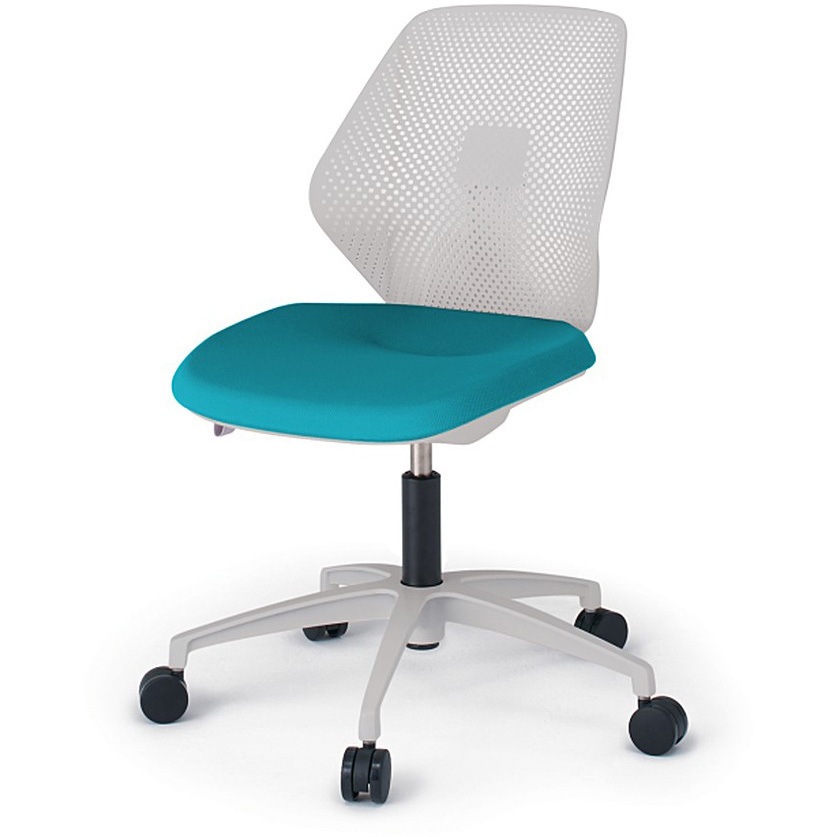 KG-960PVM-NNA3 キュアチェア 樹脂メッシュバック 肘なし 5本脚アルミ塗装脚 PV張地 ウレタンキャスター<配送時組立サービス付> 1台 イトーキ 【通販モノタロウ】