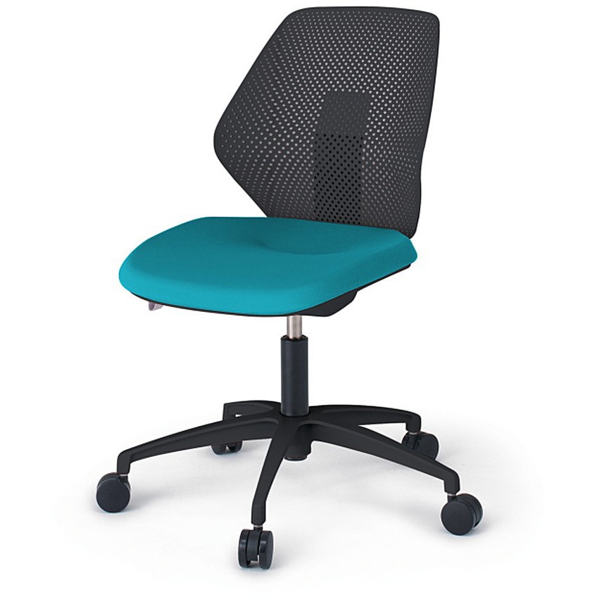 KG-960PVM-TTA3 キュアチェア 樹脂メッシュバック 肘なし 5本脚アルミ塗装脚 PV張地 ウレタンキャスター<配送時組立サービス付> 1台 イトーキ 【通販モノタロウ】