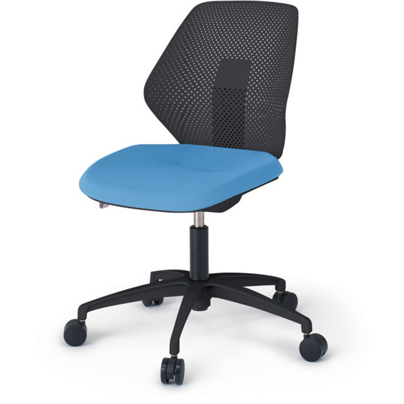 KG-960SC-TTS2 キュアチェア 樹脂メッシュバック 肘なし 5本脚アルミ塗装脚 SC張地 ナイロンキャスター<配送時組立サービス付> 1台 イトーキ 【通販モノタロウ】