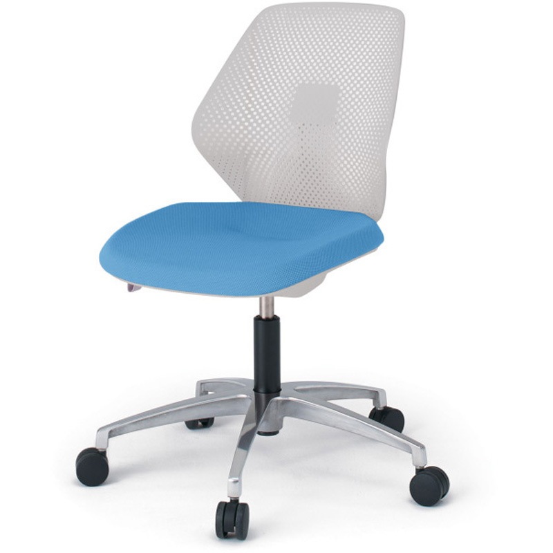 KG-960SC-ZNS2 キュアチェア 樹脂メッシュバック 肘なし 5本脚アルミミラー脚 SC張地 ナイロンキャスター<配送時組立サービス付> 1台 イトーキ 【通販モノタロウ】 38,987円