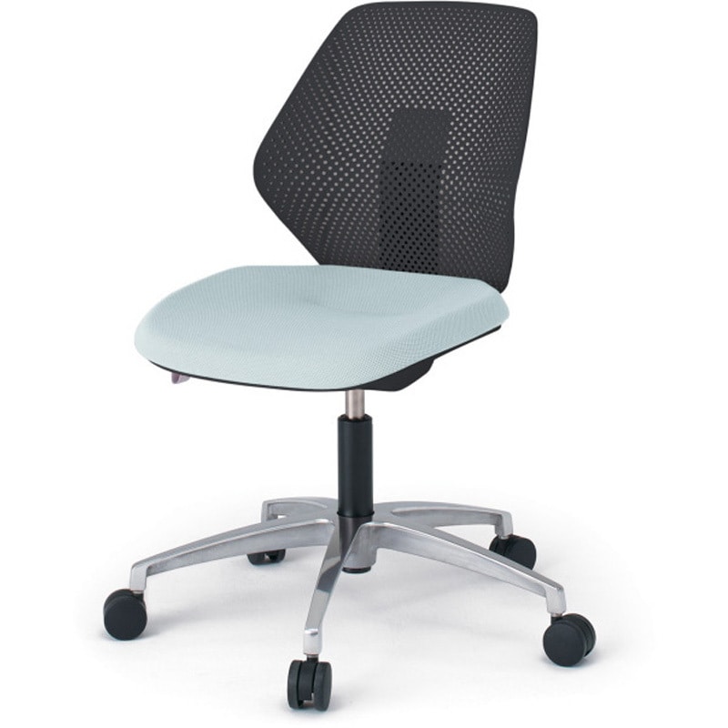 KG-960SC-ZTE6 キュアチェア 樹脂メッシュバック 肘なし 5本脚アルミミラー脚 SC張地 ナイロンキャスター<配送時組立サービス付> 1台 イトーキ 【通販モノタロウ】