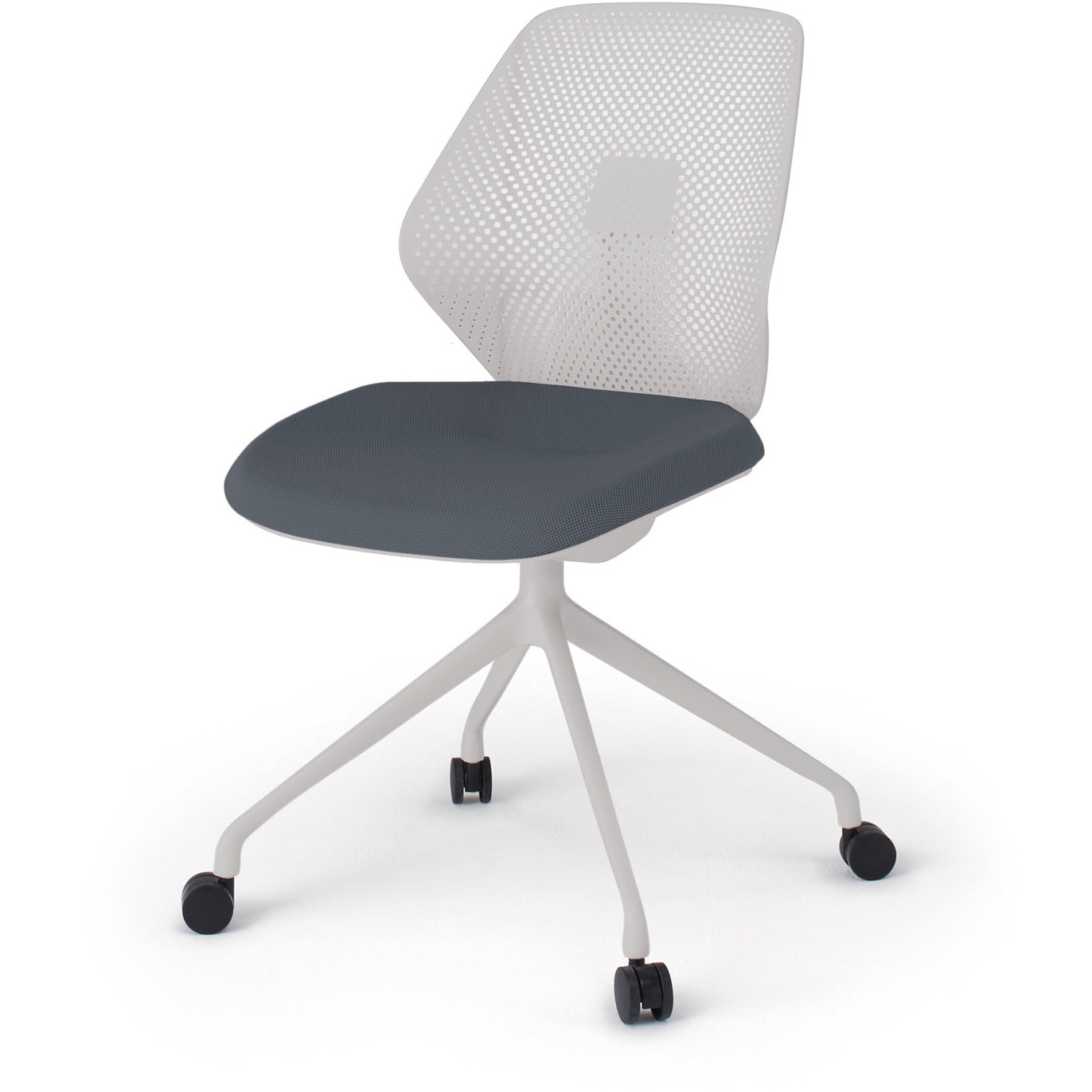 KG-980SCM1NNT3 キュアチェア 樹脂メッシュバック 肘なし 4本脚アルミ塗装脚 SC張地 ウレタンキャスター<配送時組立サービス付> 1台 イトーキ 【通販モノタロウ】