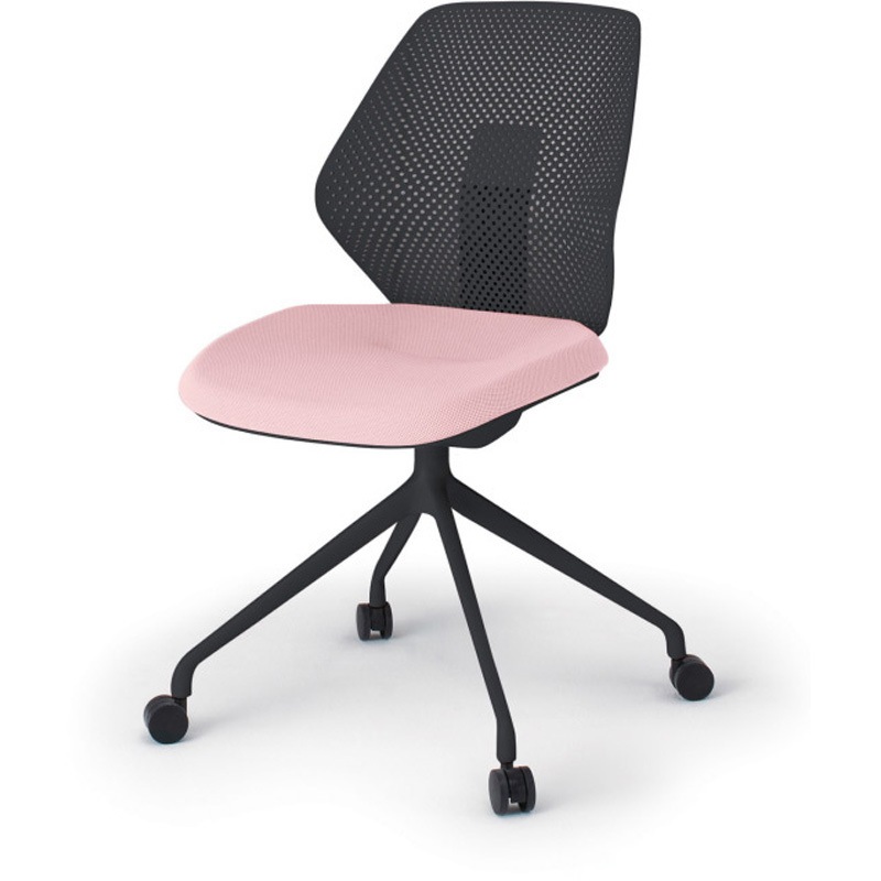 KG-980SC-TTR9 キュアチェア 樹脂メッシュバック 肘なし 4本脚アルミ塗装脚 SC張地 ナイロンキャスター<配送時組立サービス付> 1台 イトーキ 【通販モノタロウ】