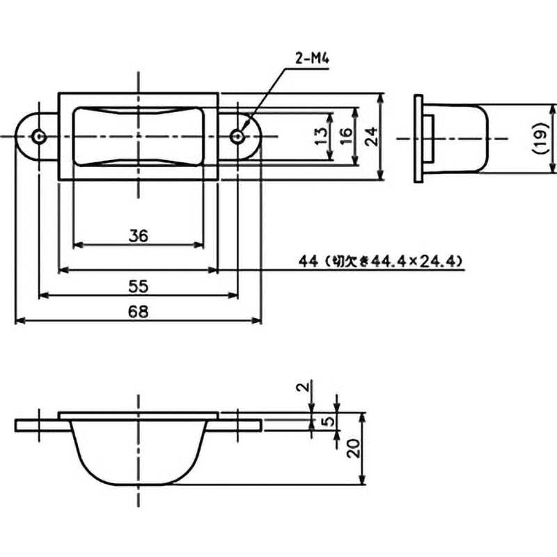 DC-851 下ツボ 1個 中西産業 【通販モノタロウ】