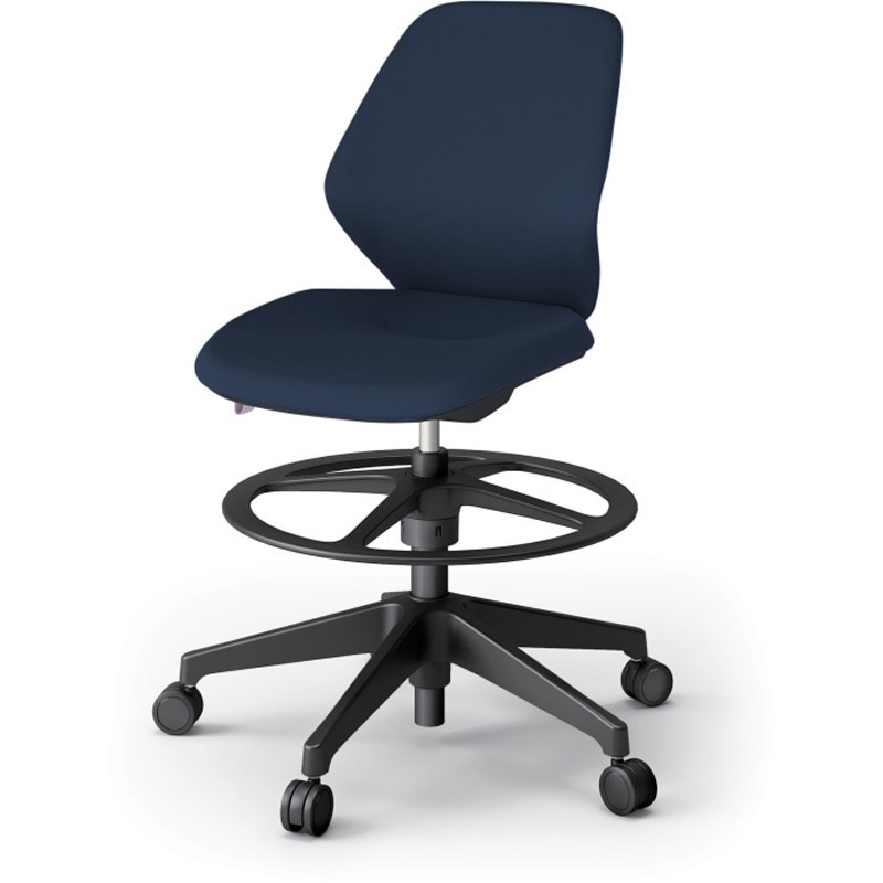 KG-920PVP-TTB2 キュアチェア ハイポジション クロスバック  肘なし 樹脂脚 PV張地<配送時組立サービス付> 1台 イトーキ 【通販モノタロウ】